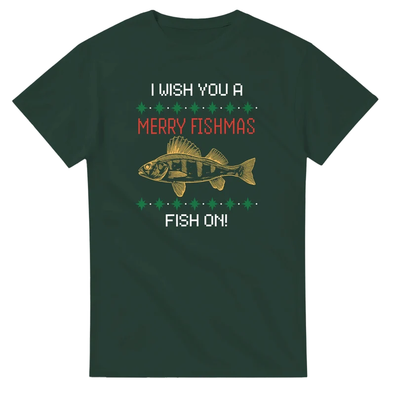 T-shirt - Merry Fishmas