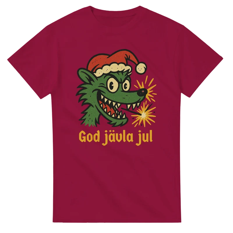T-shirt - God jävla jul