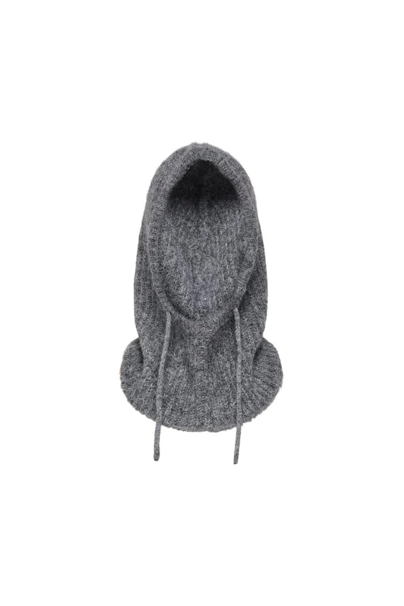 JDY - Jdyzoey Life Balaclava Knt - 5082134 Medium Grey Melange