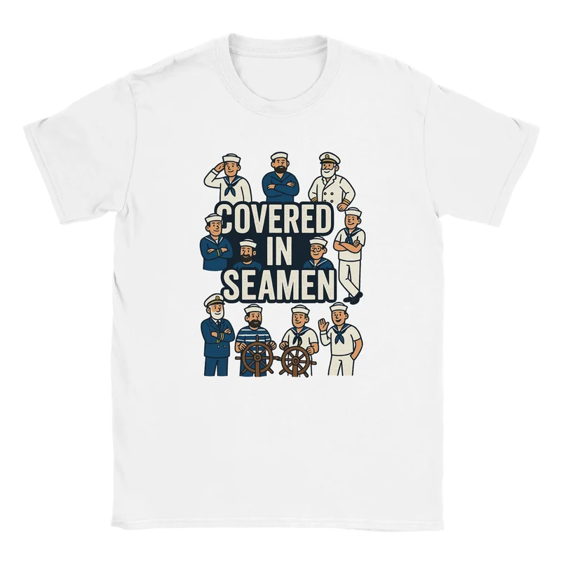 T-shirt - Covered in seamen