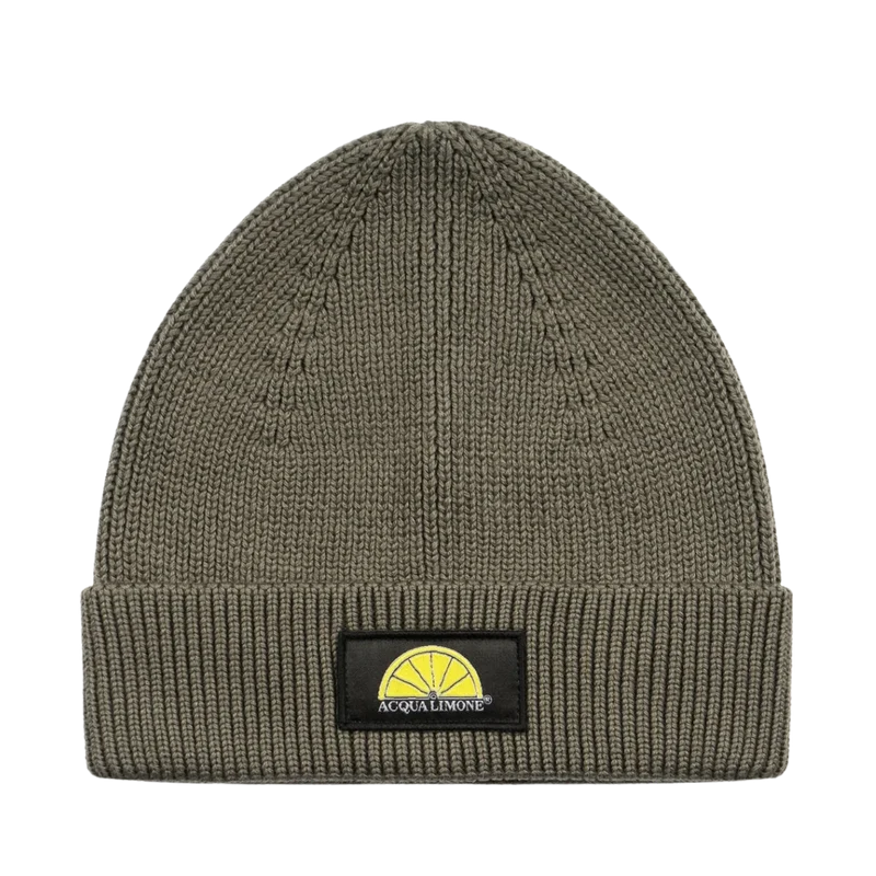 Alassio Mens Beanie - Olive Green