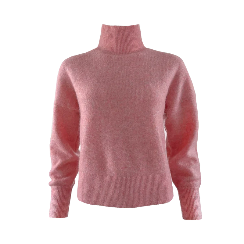 Frida Mock Neck - Dust Pink