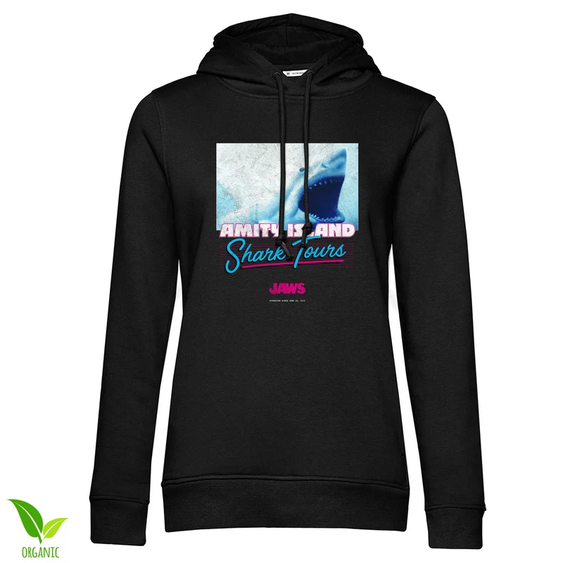 Jaws - Amity Island Shark Tours Girly Hoodie