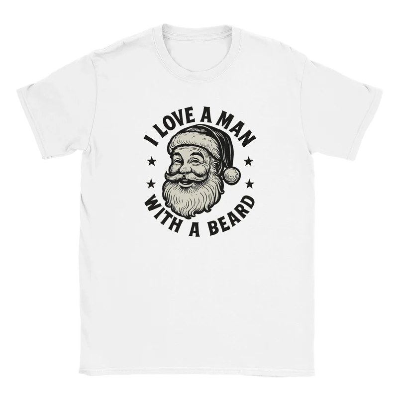 T-shirt - I love a man with a beard