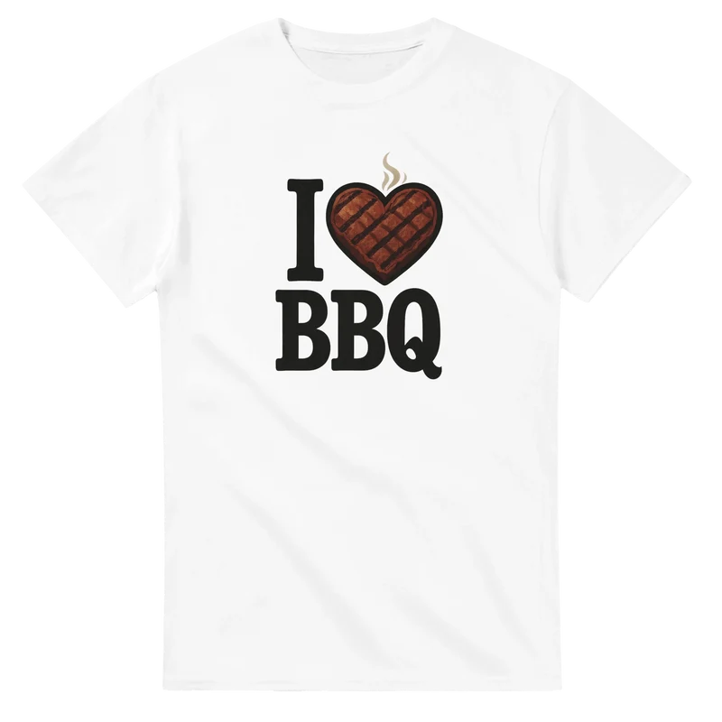 T-shirt - I Love BBQ