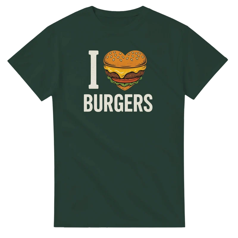 T-shirt - I Love Burgers