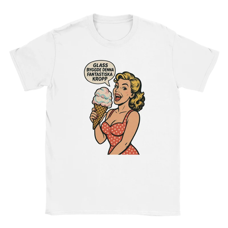 T-shirt - Glass byggde denna fantastiska kropp