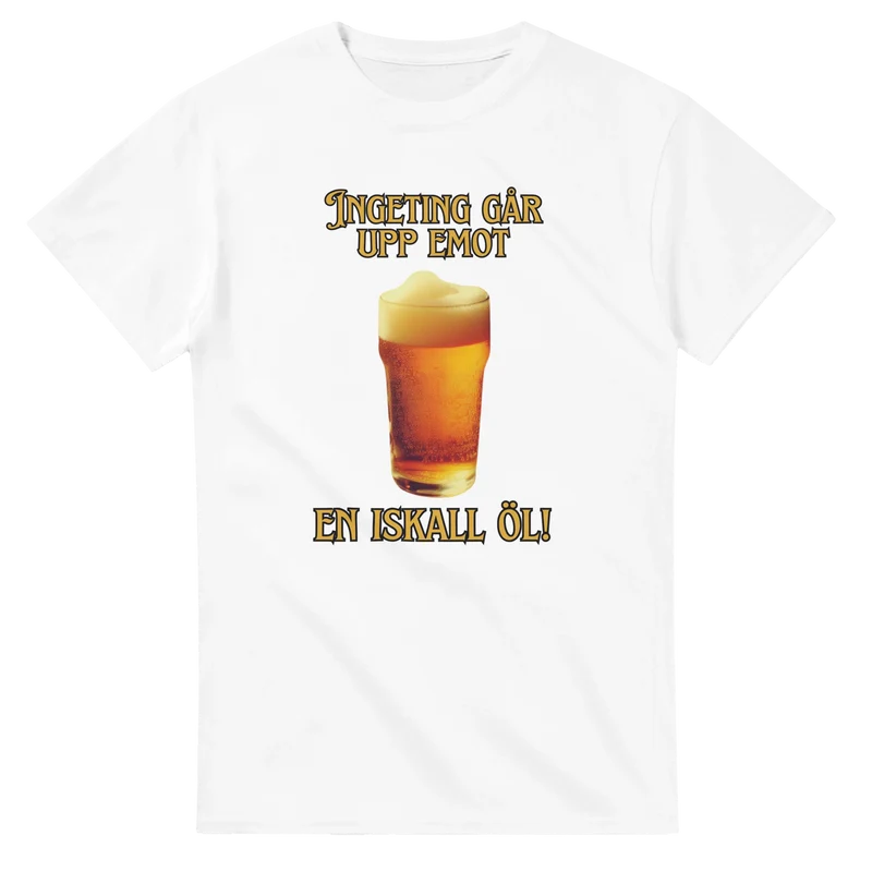T-shirt Original - Ingenting går upp emot en iskall öl!