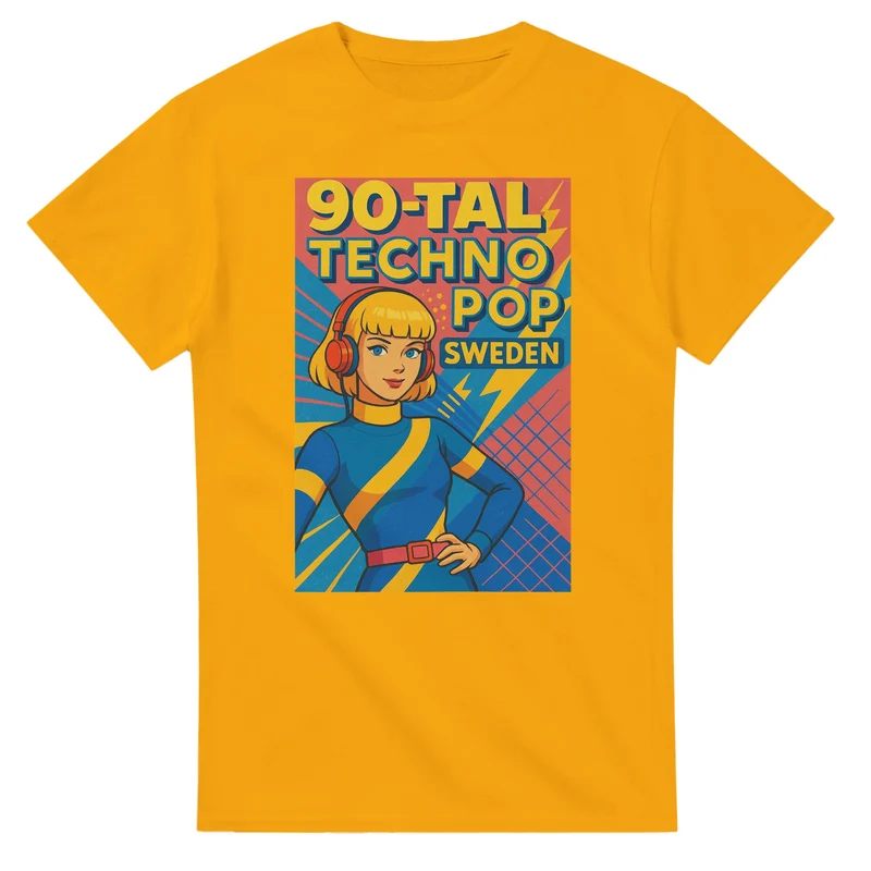 T-Shirt - 90-tal Techno