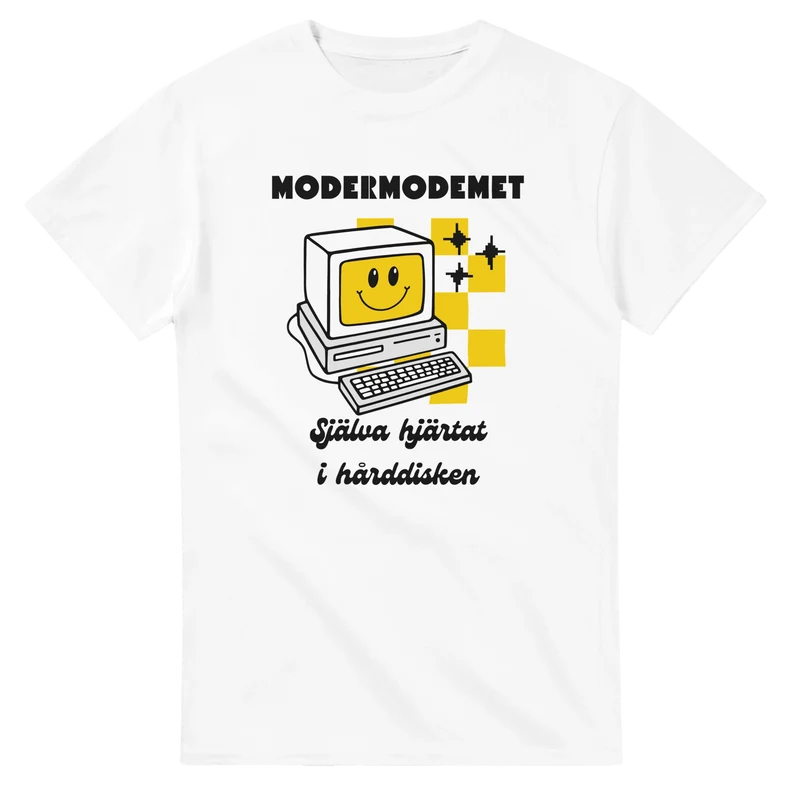 T-shirt Original - Modermodemet, själva hjärtat i hårddisken