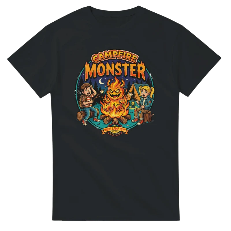 T-shirt - Campfire Monster