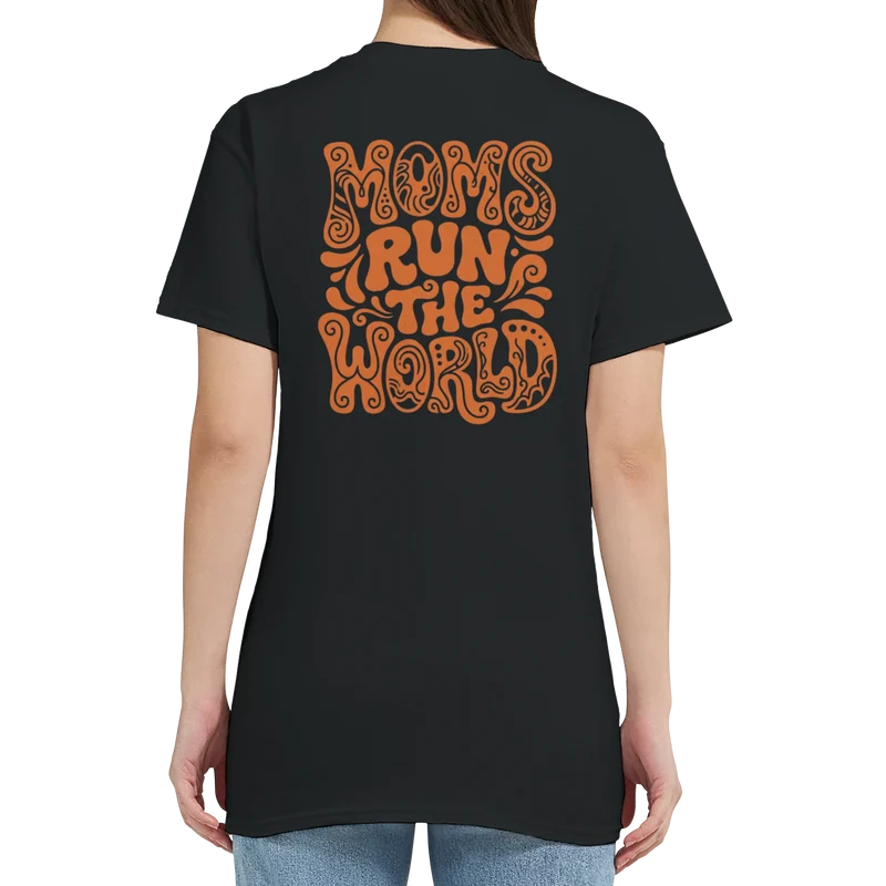 T-shirt Dam - Moms Run the World