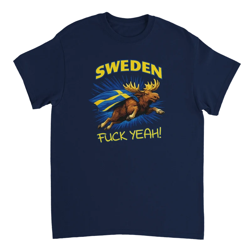 T-shirt - Sweden Fuck Yeah