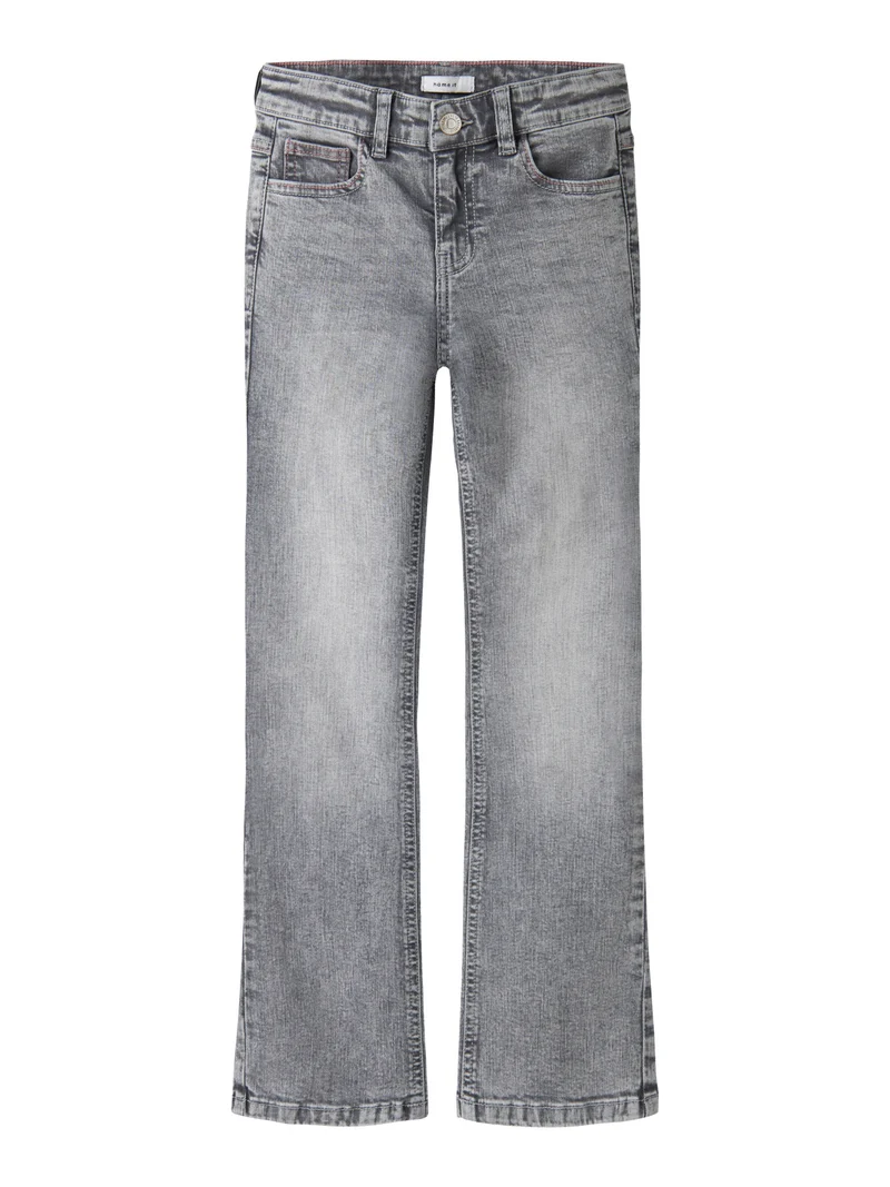 Bootcut jeans med dekorativa bakfickor
