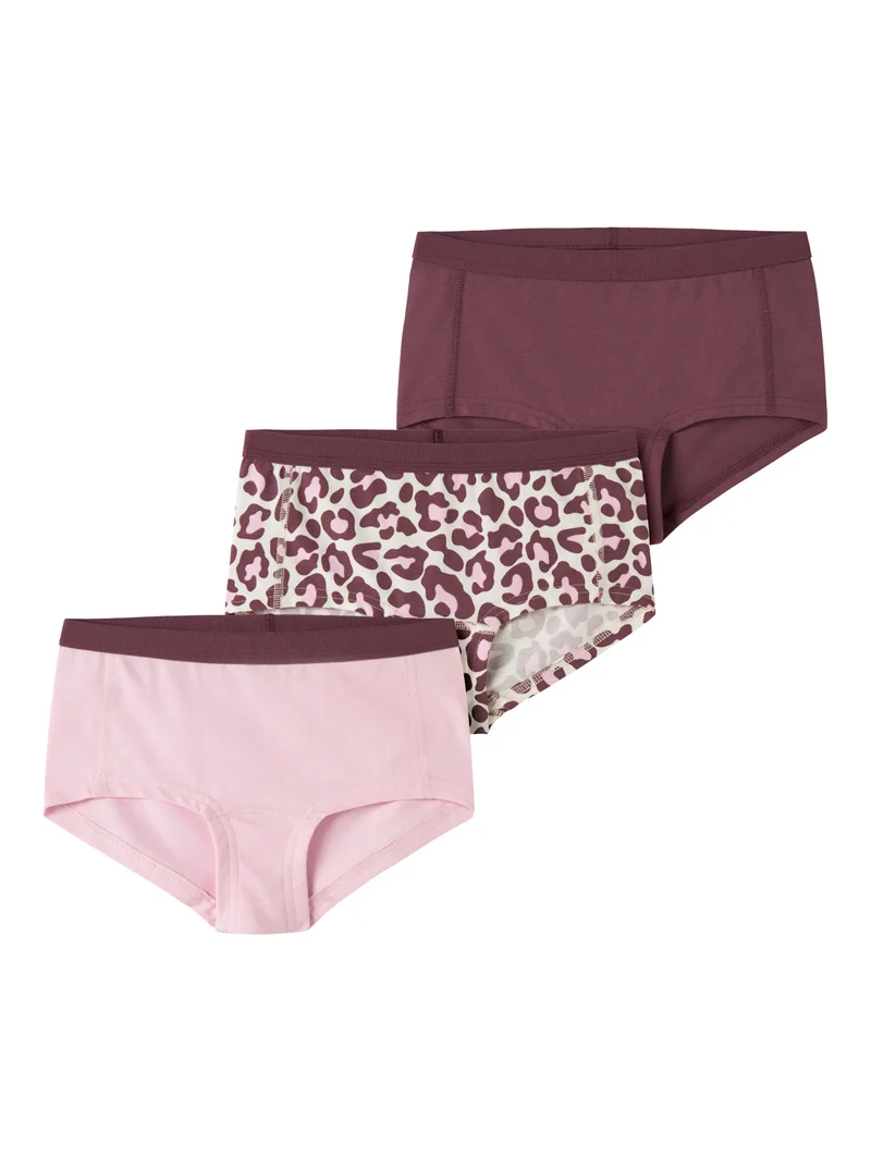 Hipstertrosor Leopard 3-Pack Ekologisk Bomull