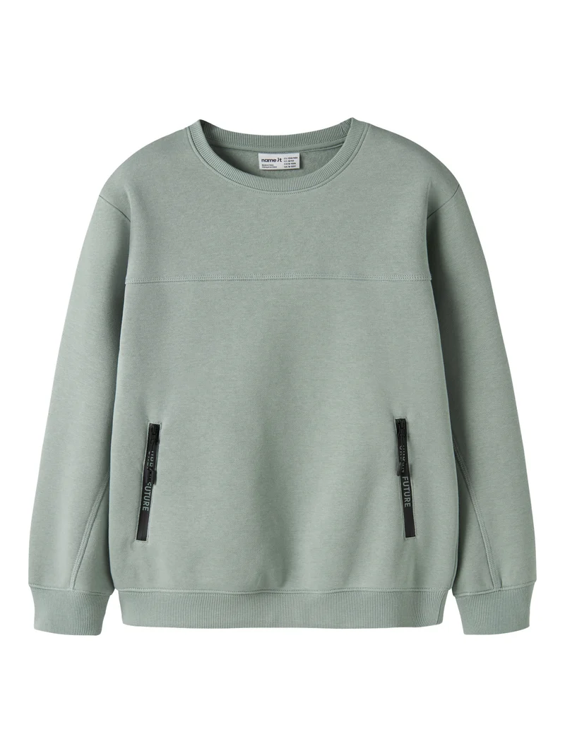 Leo Sweatshirt med dragkedjefickor